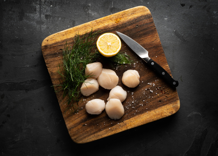 Jakobsmuschelfleisch