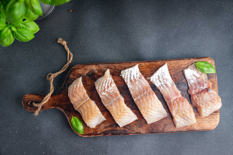 Frisches Seelachsfilet ohne Haut 1000g